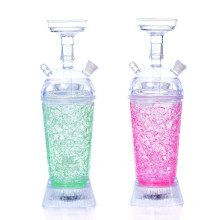 RY-66 Colorful Acrylic LED Shisha Hookah Cup with Disposable Single Hose Shisha Hookah